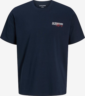 Maglietta 'JJJADE' di JACK & JONES in blu: frontale