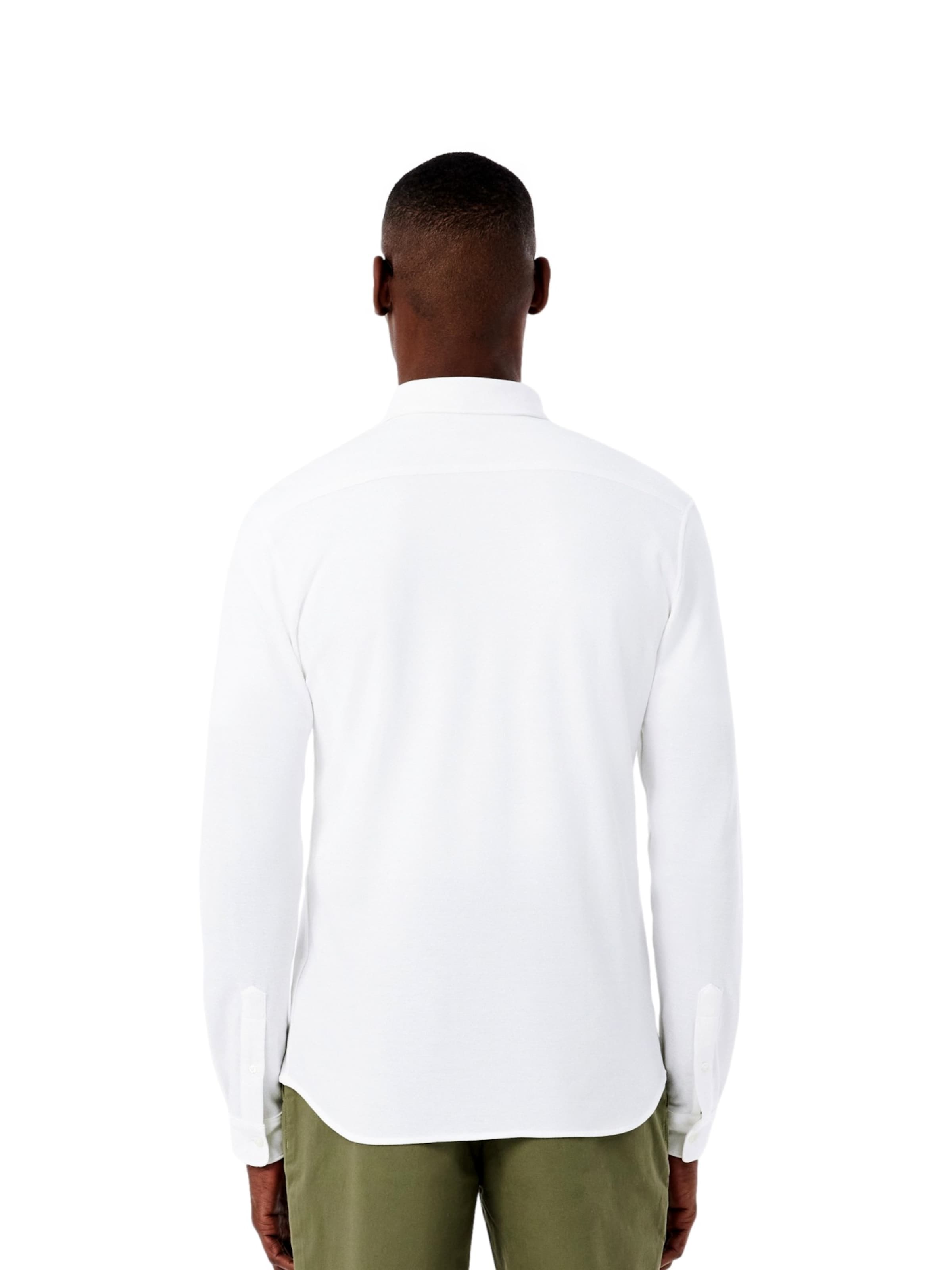 LACOSTE Slim fit Overhemd in Wit
