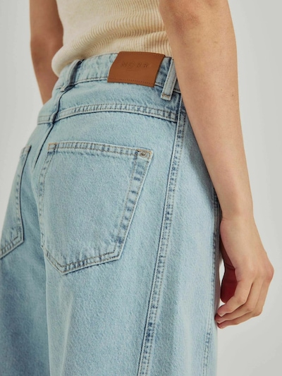NORR Jeans ' Kenzie Barrel ' in de kleur Blauw, Productweergave