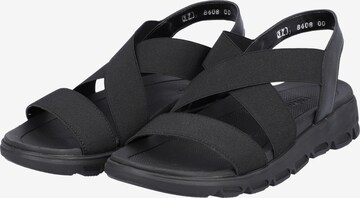 Rieker EVOLUTION Hiking Sandals in Black