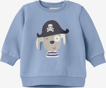 NAME IT Sweatshirt 'Fido' i blå: framsida