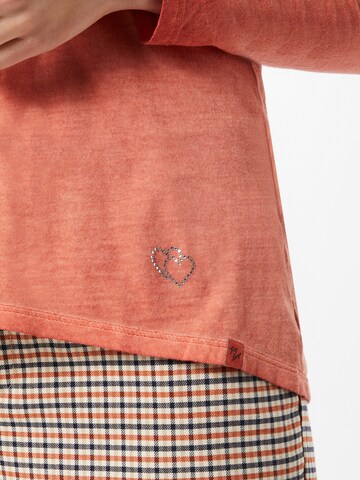 Key Largo Shirt 'Catch' in Orange