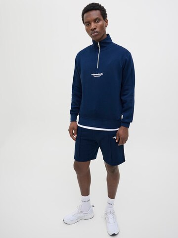 JACK & JONES Loose fit Trousers 'JPSTKANE JJVESTERBRO' in Blue