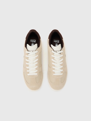 Polo Ralph Lauren Rövid szárú sportcipők 'VARICK' - bézs