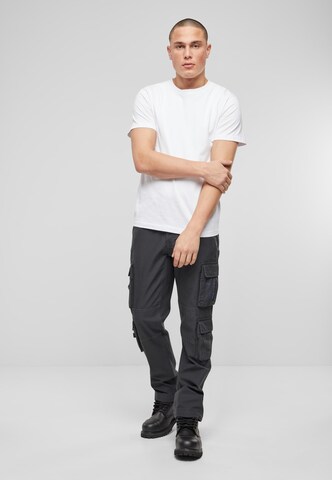 Brandit Slim fit Cargo trousers in Grey