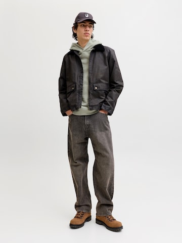 JACK & JONES Sweatshirt 'JORNORREBRO' i grön