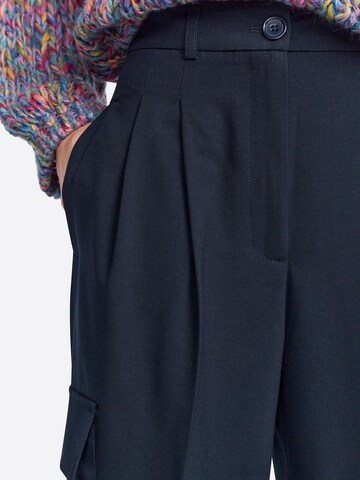 Wide leg Pantaloni cargo di Rich & Royal in blu