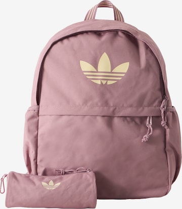 ADIDAS ORIGINALS - Mochila em roxo: frente