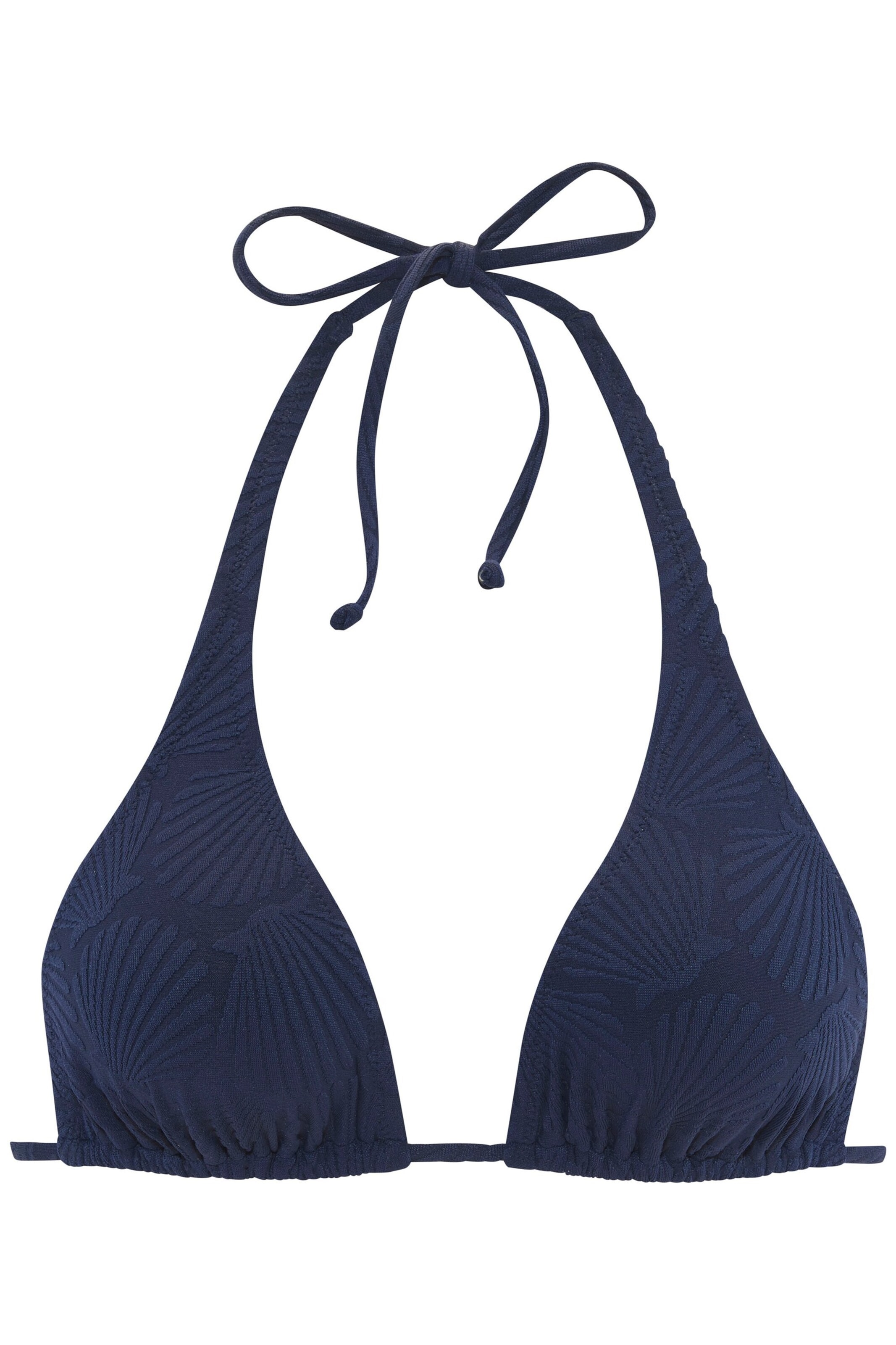 s.Oliver Triangle Bikini Top in Blue: front