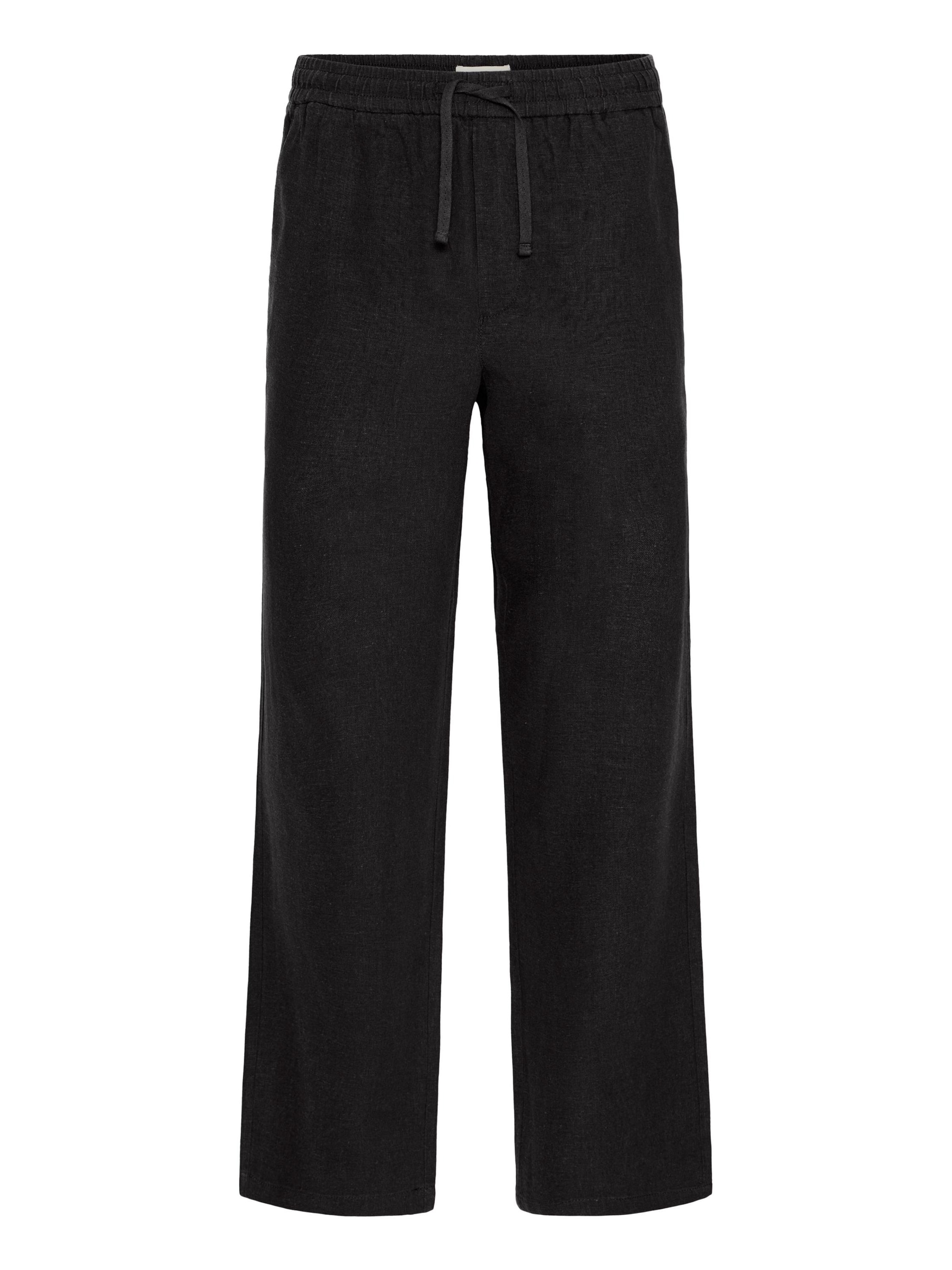 Wide leg Pantaloni 'SDAlann' di !Solid in nero: frontale