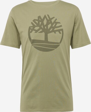 T-Shirt TIMBERLAND en vert : devant