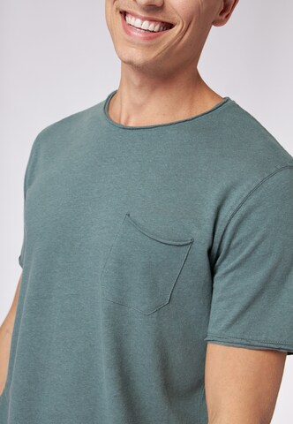 ROY ROBSON T-Shirt mit Brusttasche in Grün
