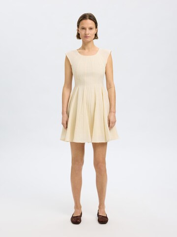 SELECTED FEMME Kjole 'SLFMADDIE' i beige: forside