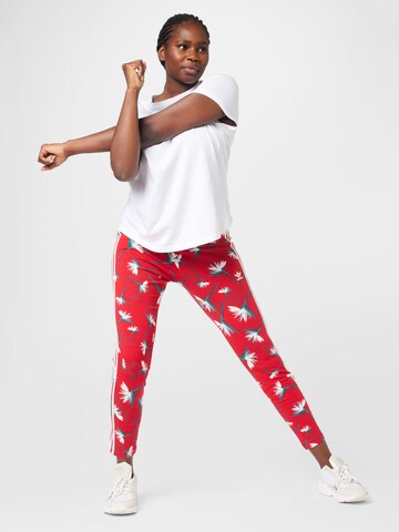 ADIDAS ORIGINALS Skinny Leggings 'Thebe Magugu X ' in Red