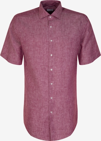 SEIDENSTICKER Regular fit Zakelijk overhemd in Roze: voorkant