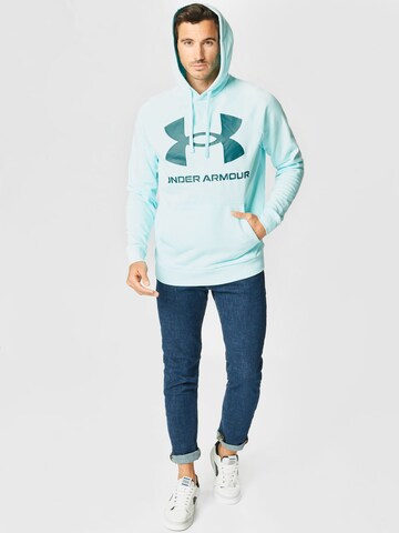 UNDER ARMOUR Athletic Sweatshirt 'Rival' in Blue