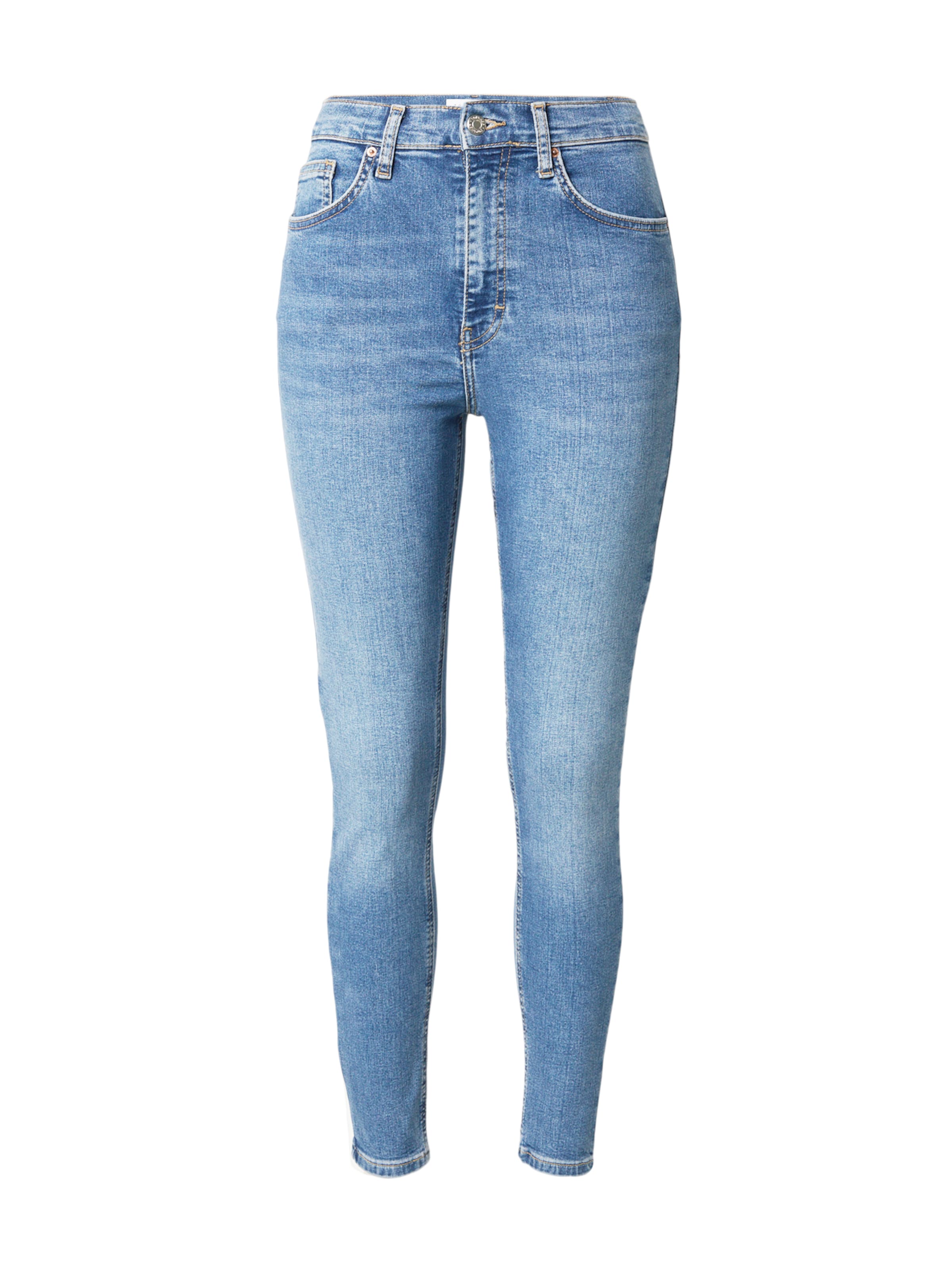 TOPSHOP Skinny Jeans 'Jamie' i blå: forside