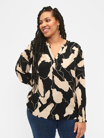 Zizzi Blouse 'BELLA' in Black: front