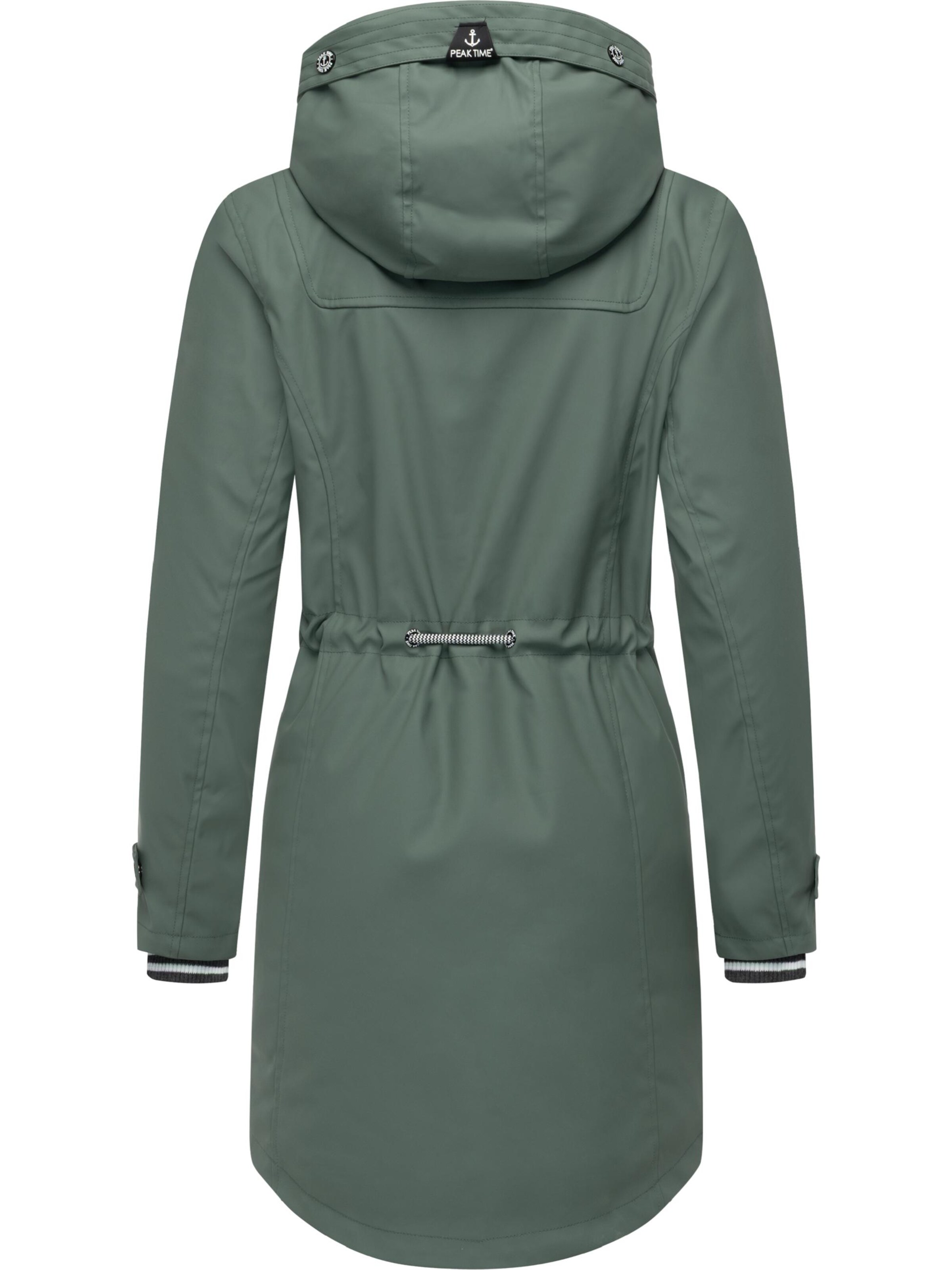 Peak Time Regenjacke 'L60042' in Grün