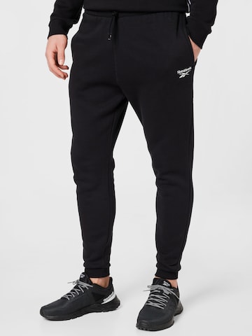 Reebok Tapered Pants 'Identity' in Black: front