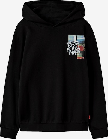 Felpa 'Karlos' di NAME IT in nero: frontale