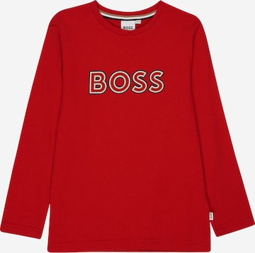 BOSS Kidswear Shirt in Red: front