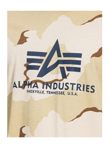 ALPHA INDUSTRIES Koszulka w kolorze beżowy