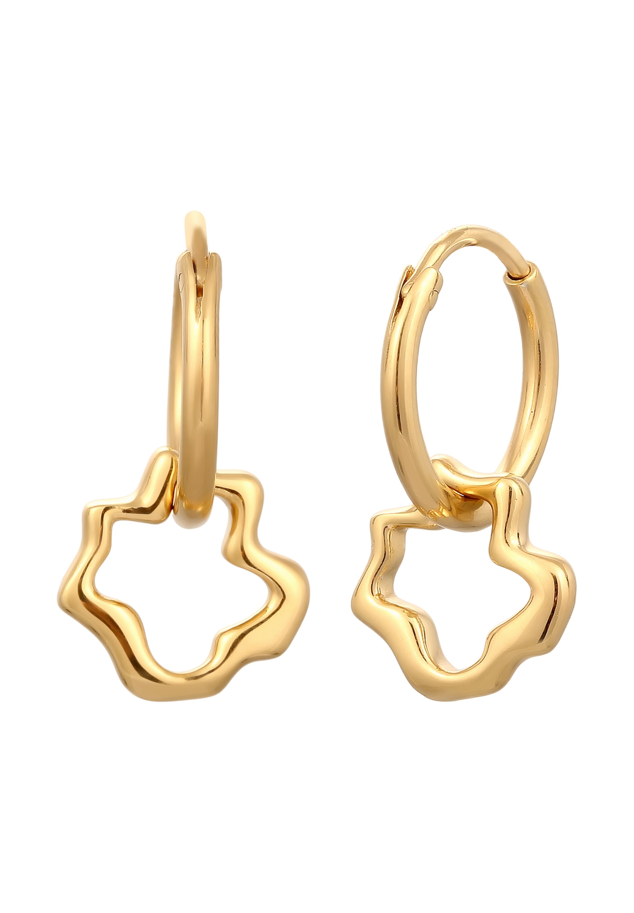 Boucles d'oreilles ELLI en or : devant