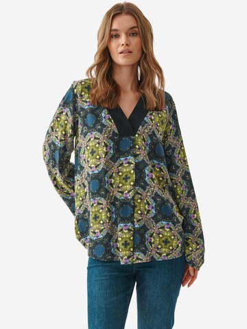 TATUUM Blouse 'HORTENSJA' in Blauw: voorkant