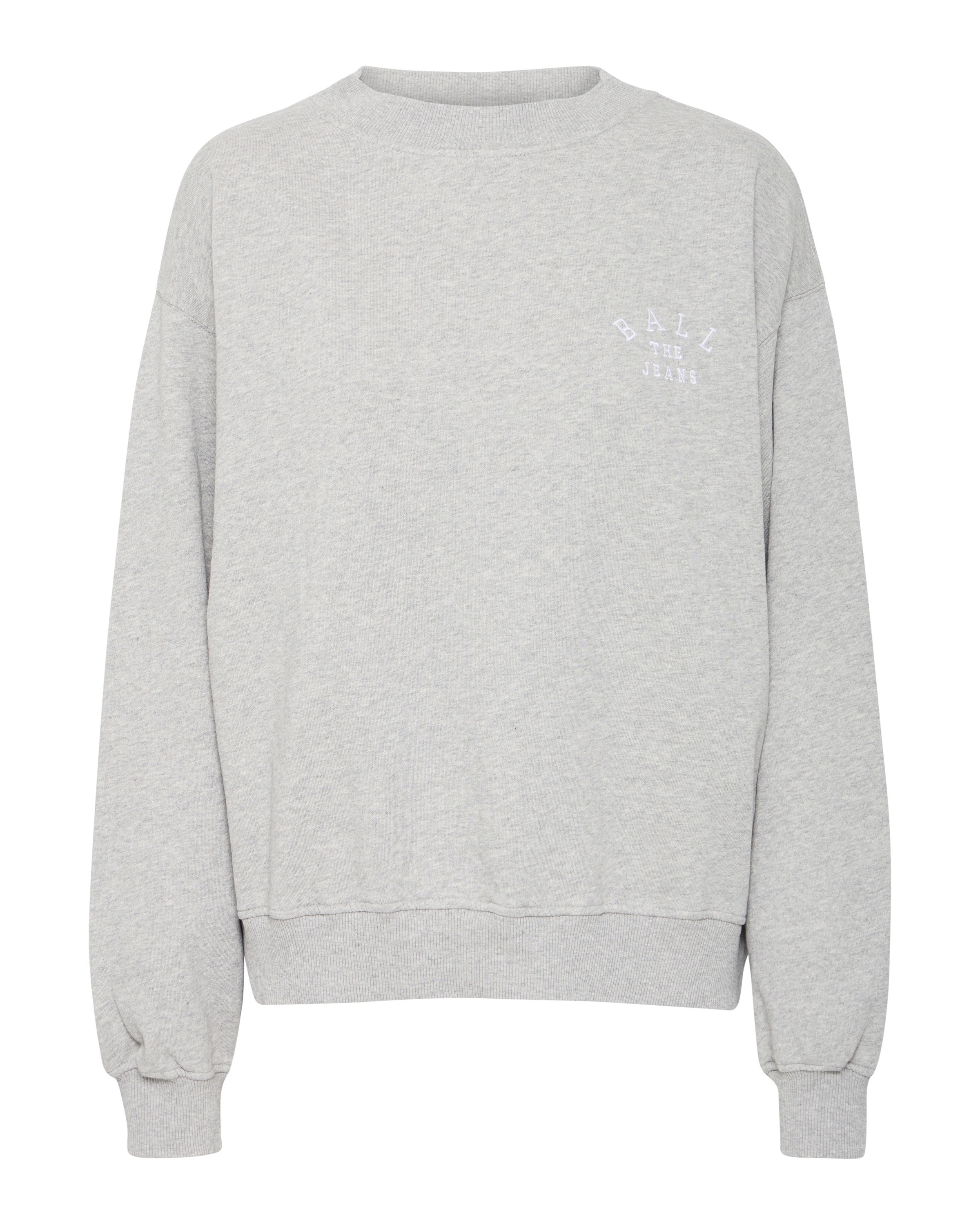 Ball Sweatshirt 'SAVONA' in Grijs: voorkant