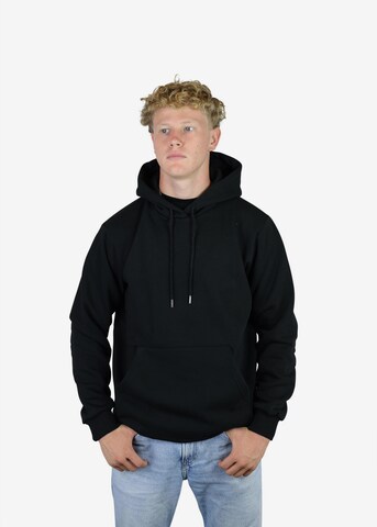 FuPer Sweatshirt 'Tristan' in Black: front