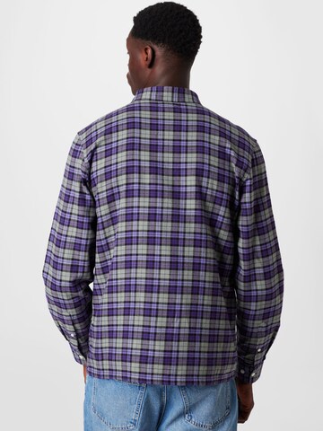 WEEKDAY Regular fit Button Up Shirt 'Wise' in Purple