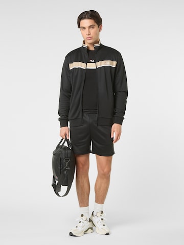 FILA Regular Broek 'SAGANO regular track shorts' in Zwart