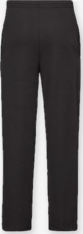FRUIT OF THE LOOM Bukser 'Lightweight sweatpants without elastic cuffs' i sort: forside