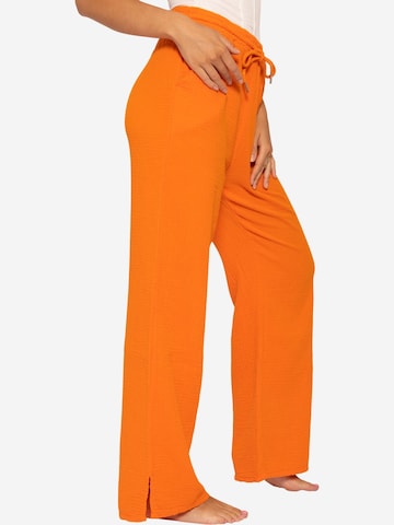 SASSYCLASSY - Loosefit Pantalón en naranja