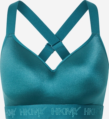 HKMX Sports Bra 'The All Star' in Green: front