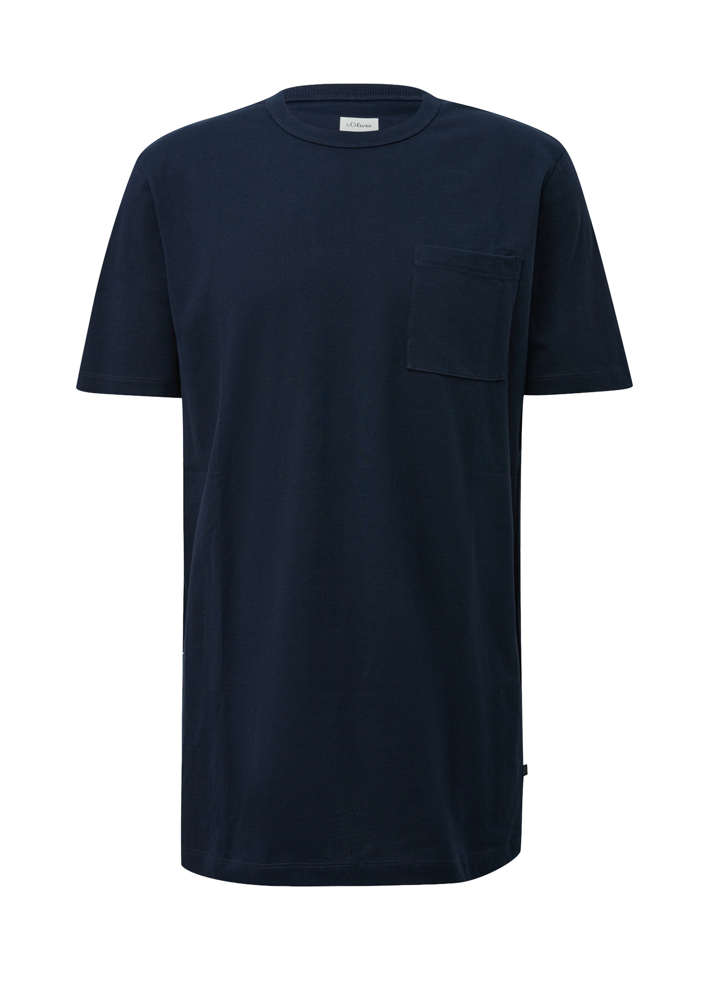T-Shirt s.Oliver Men Big Sizes en bleu : devant