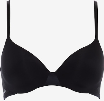 Chantelle T-Shirt BH 'Essential' in Schwarz: Vorderseite