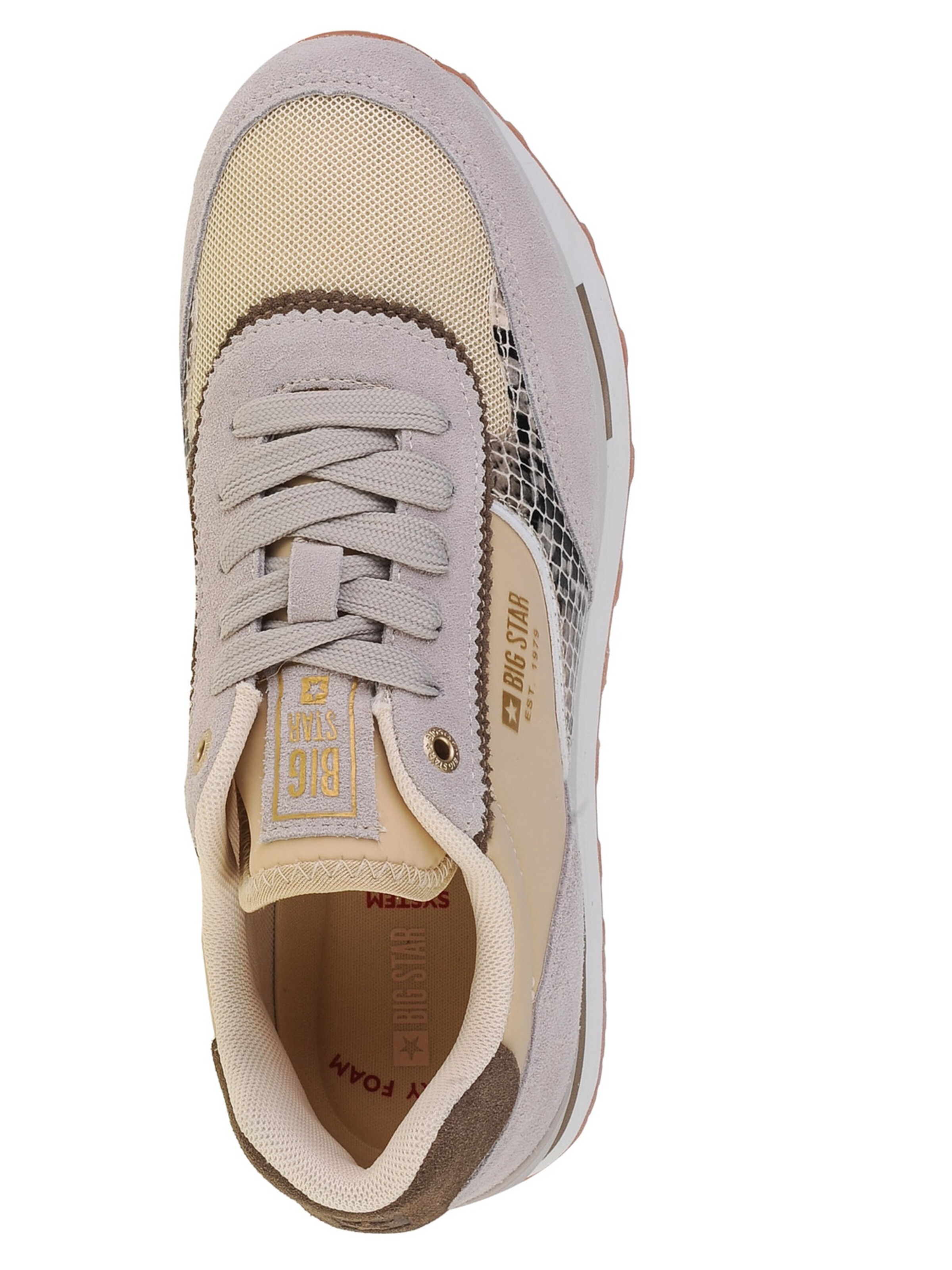 BIG STAR Sneakers 'LL27436' in Beige