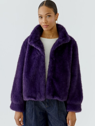OUI Between-Season Jacket in Purple: front