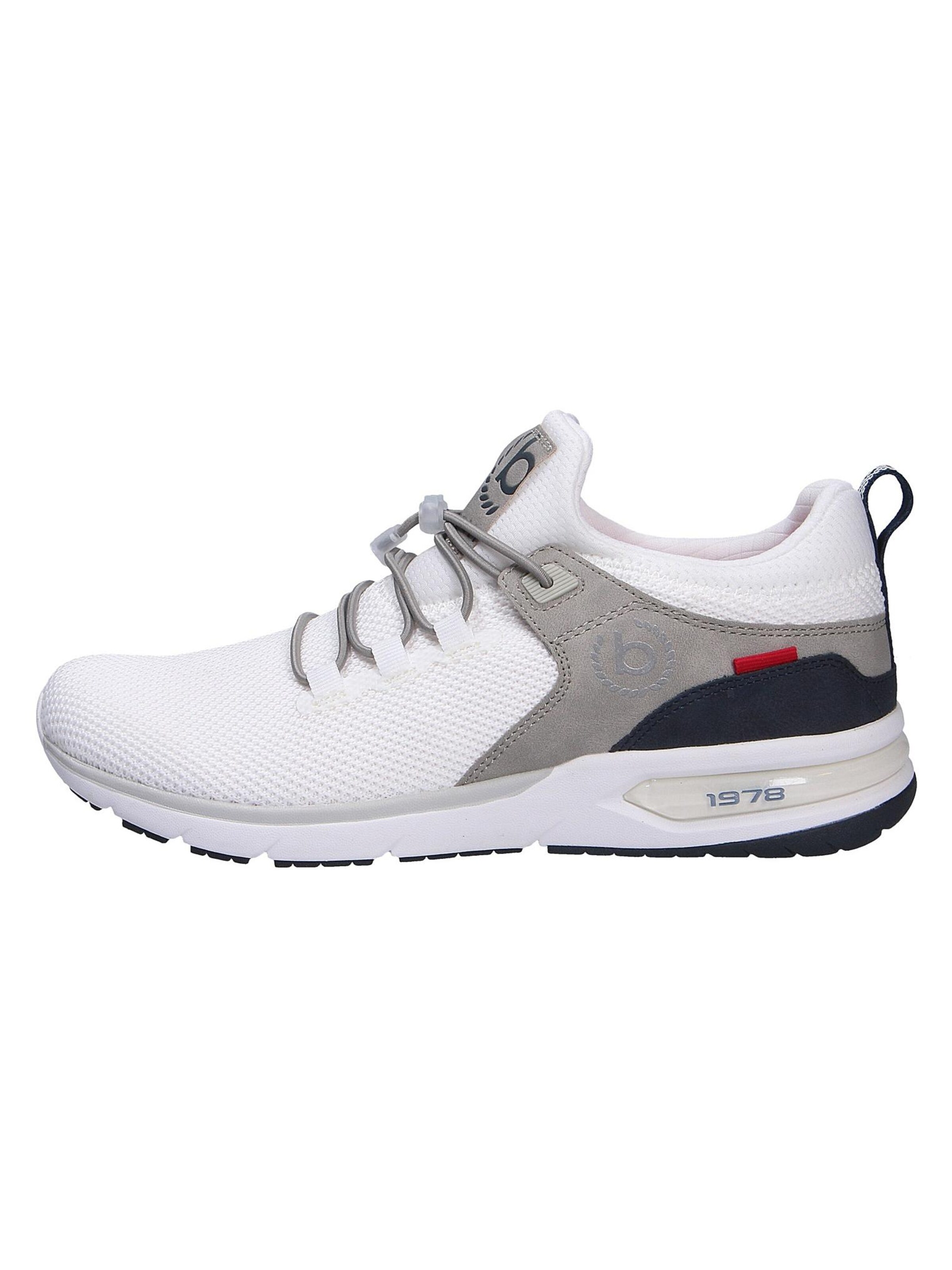 Baskets basses bugatti en blanc