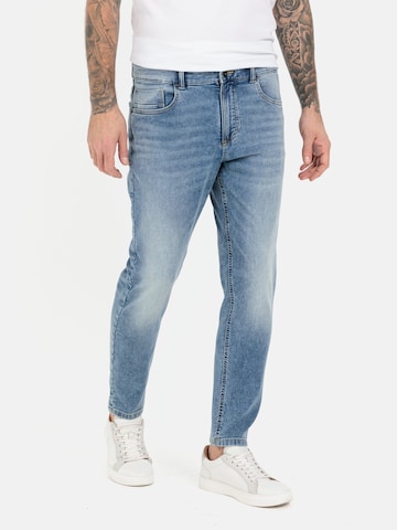 CAMEL ACTIVE Tapered Jeans in Blue: front