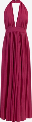faina Evening Dress in Pink: front