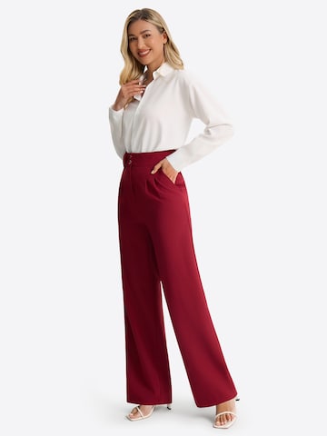 Imily Bela Wide Leg Hose in Rot
