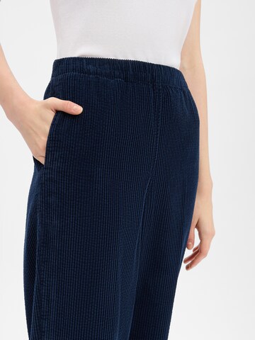 AMERICAN VINTAGE Regular Pleat-Front Pants ' Pado ' in Blue