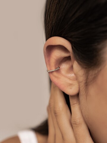 Hey Happiness - Pendientes 'Green Cuff' en oro