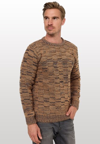 Rusty Neal Pullover in Braun: predná strana