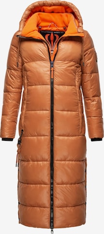 NAVAHOO Winter Coat 'Schmuseengel' in Brown