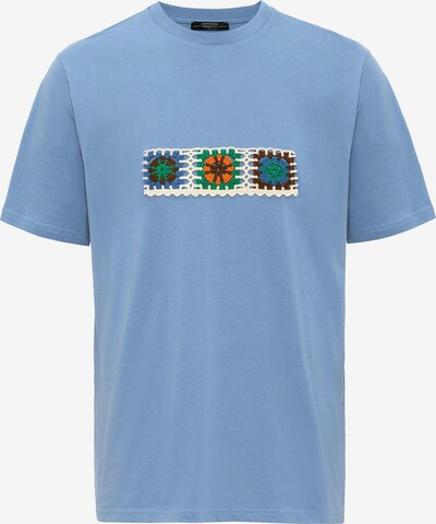 Antioch Bluser & t-shirts i lyseblå / brun / grøn / orange / hvid, Produktvisning