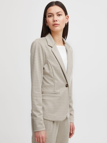 ICHI Blazers 'IHKATE' in Beige: voorkant